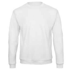 B&C Adults Unisex ID. 202 50/50 Sweatshirt / White